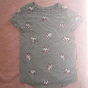 Justice Unicorn pattern shirt